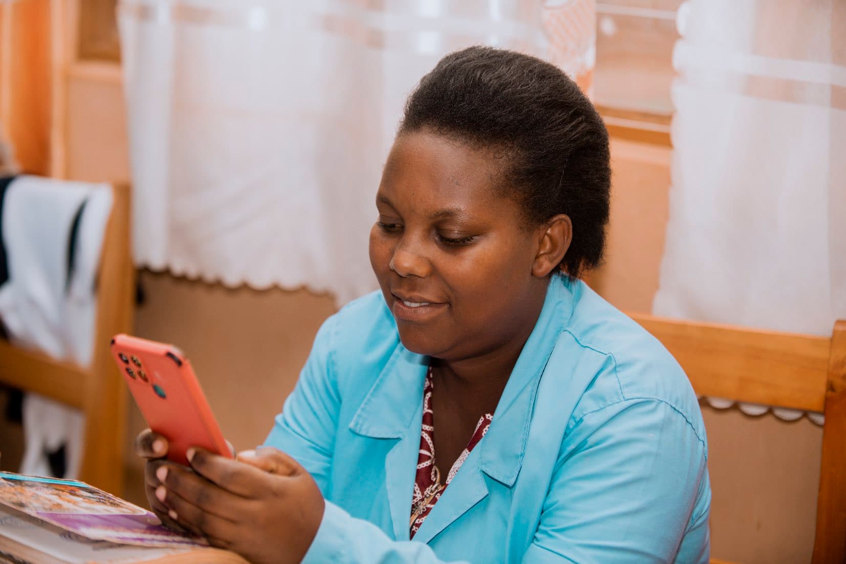 Berulo App in action — teacher with students